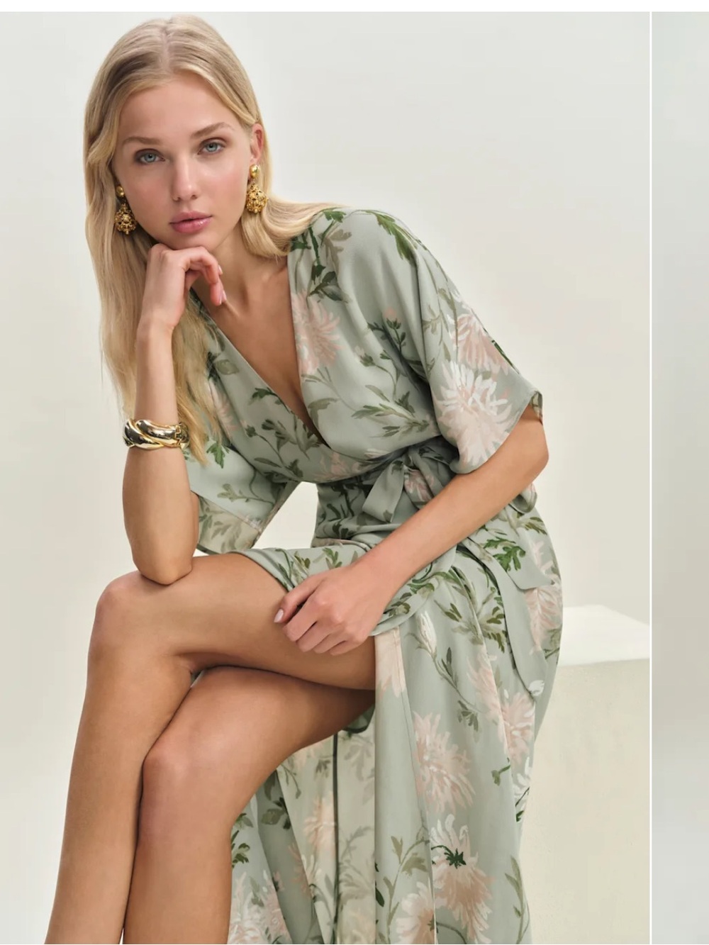 NWT • Reformation Winslow Dress in Pergola - XS - Picture 3 of 7